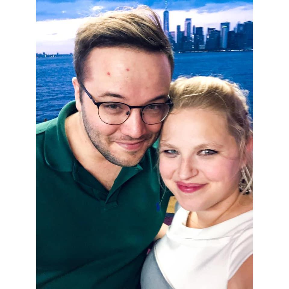 Elliot and Sarah on the Staten Island Ferry