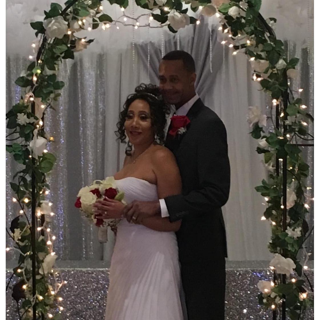 First photo as Mr and Mrs Keys