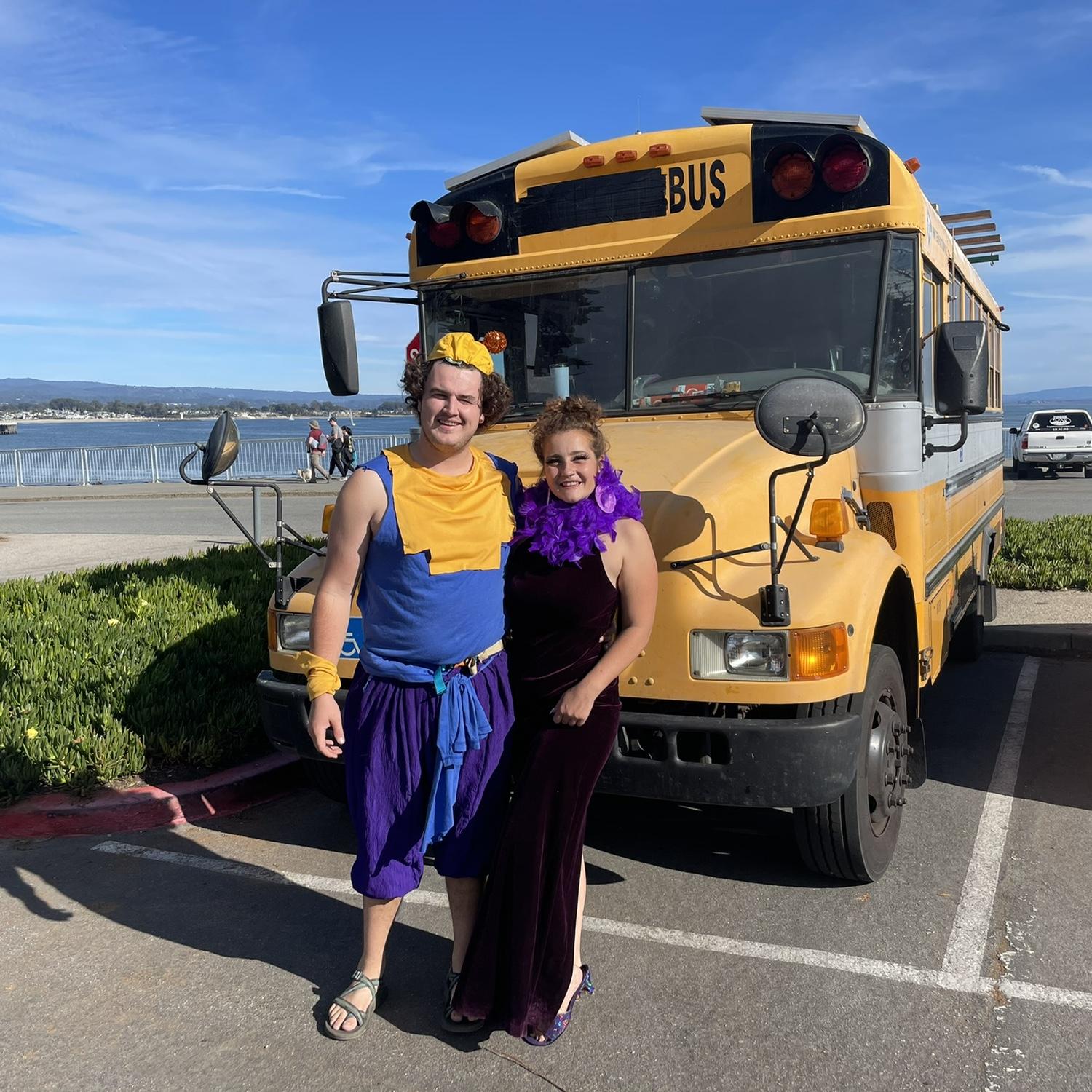 Anniversary 2021 we were stranded in California with one dead bus and a partially converted bus. Casually living on a grassy knoll at a camp in the Los Gatos mountains.  Where we were meant to be.