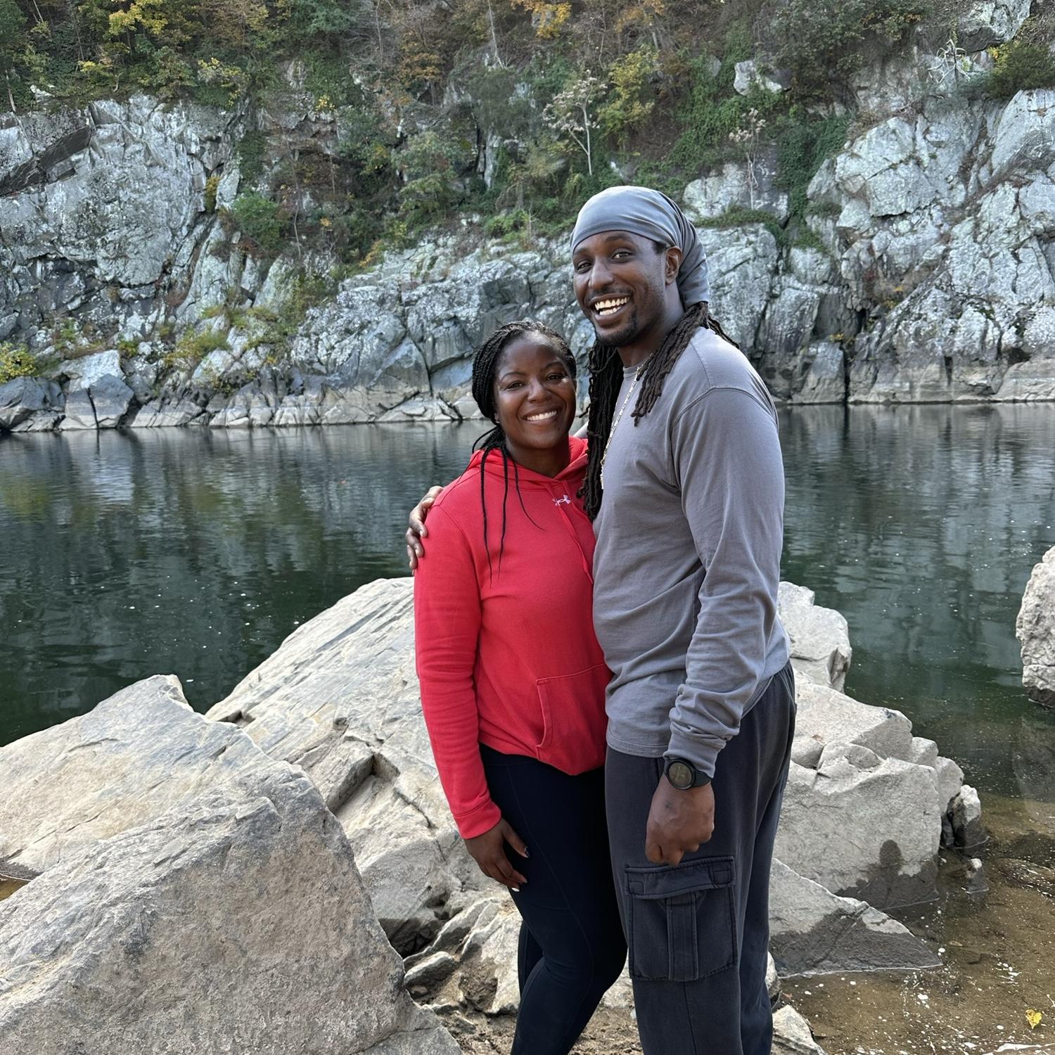 Our relationship started with long walks….this was the Billy Goat Trail