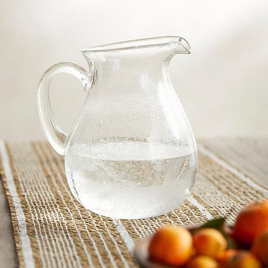 Bubble Glass Pitcher