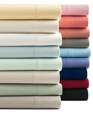 Charter Club Damask Solid 550 Thread Count 100% Cotton 4-Pc. Sheet Set, Queen, Created for Macy's