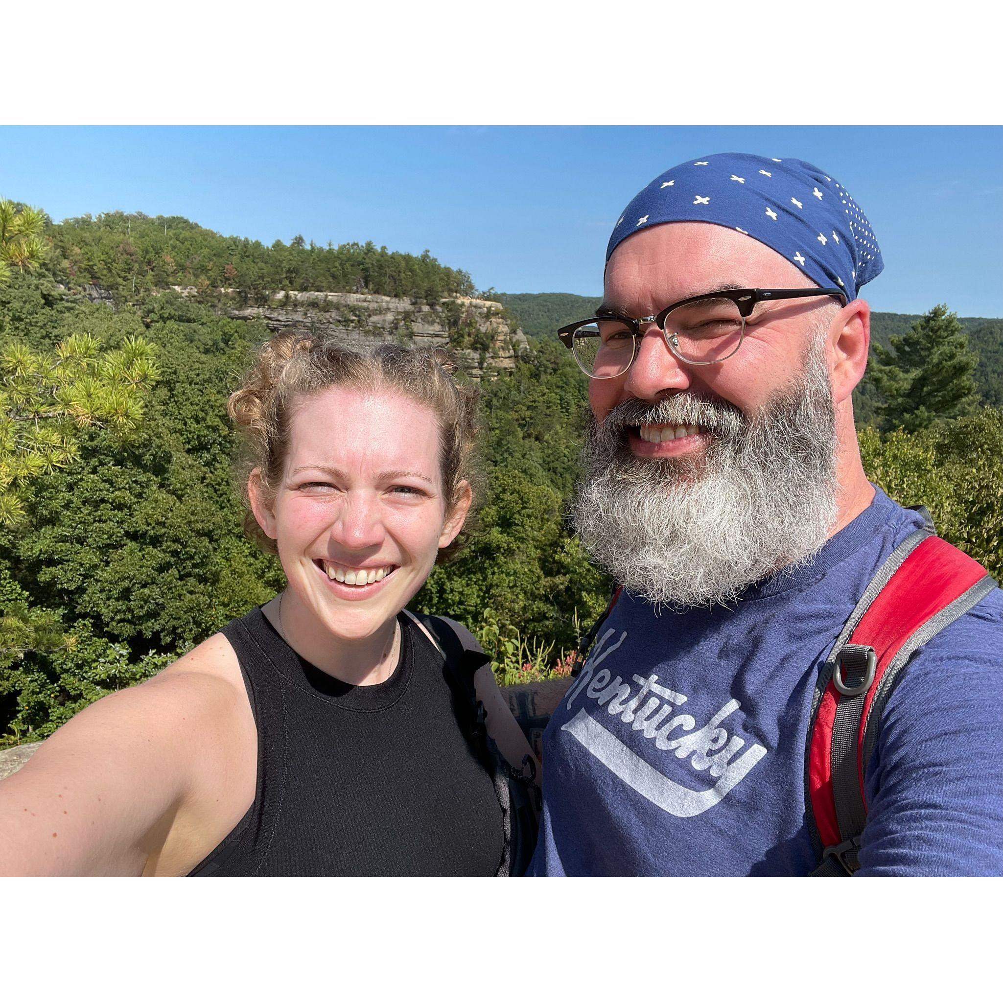 Loving time in the Red River Gorge for Laura’s birthday.