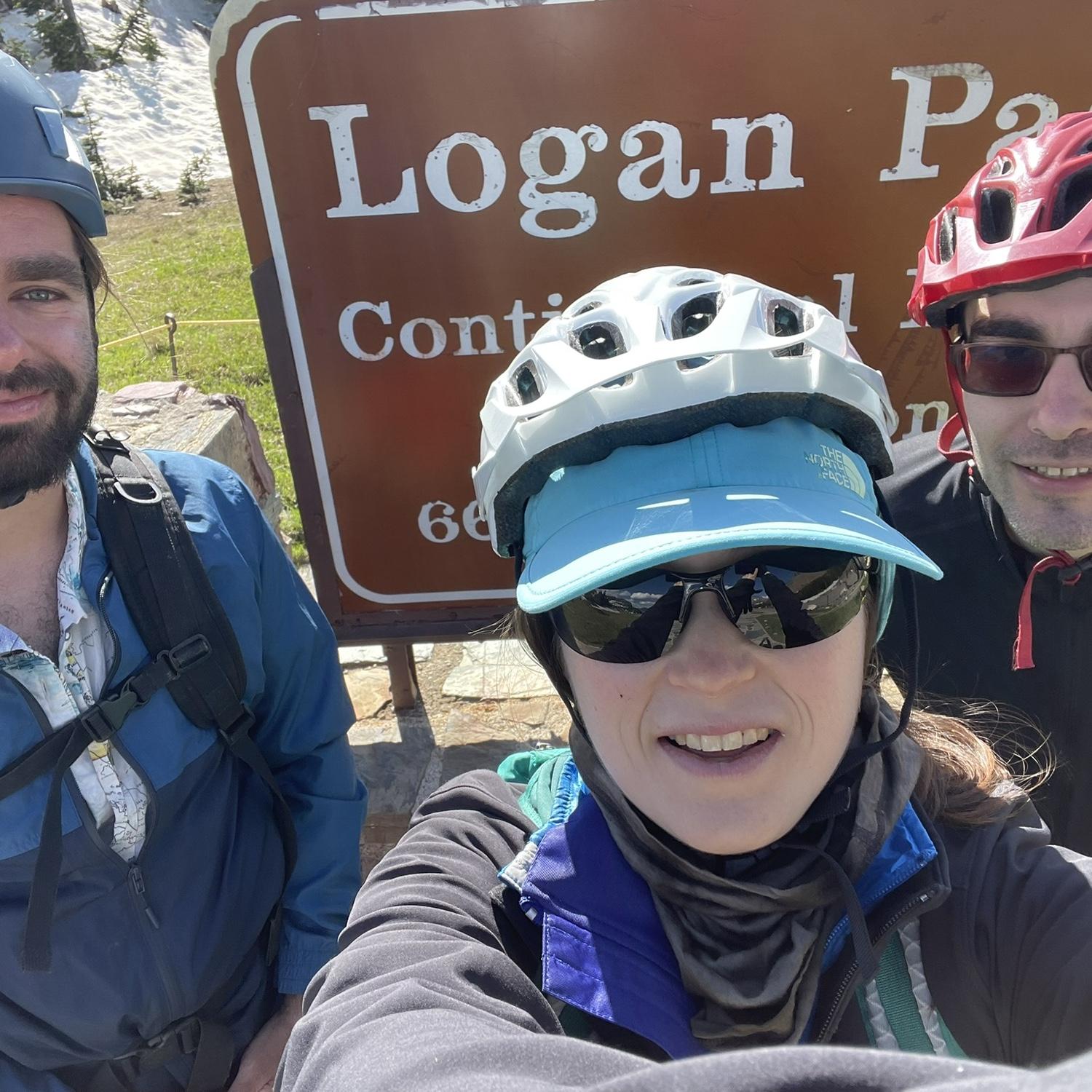 Biked to Logan Pass on Going to the Sun Road in Glacier National Park with Kevin (Chris' brother)! Biking up was a challenge. Going down was a breeze! - June, 2025.