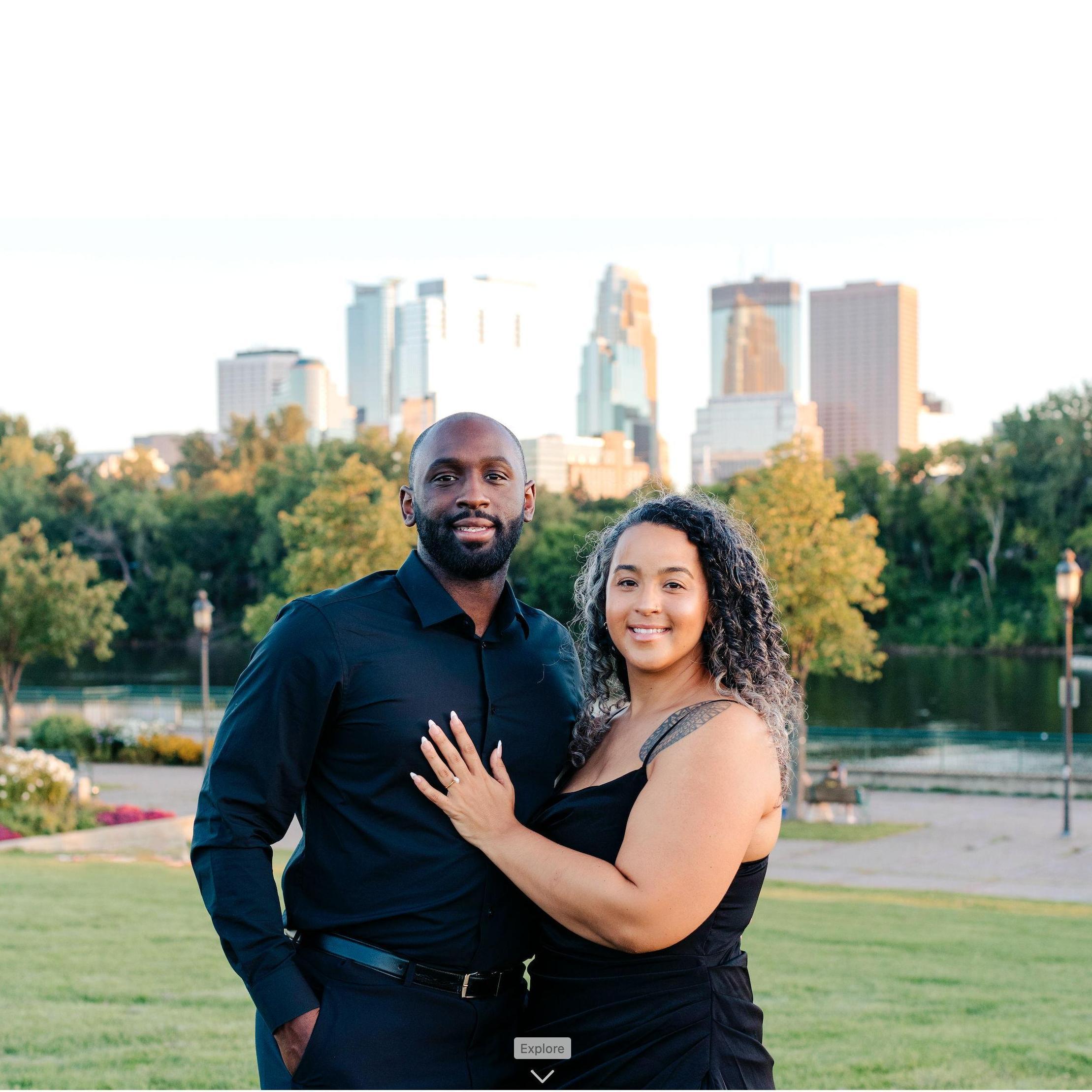 The date of Maya & Dre's wedding is also their anniversary. Not only will they be celebrating their wedding day, but also 4 years together again.