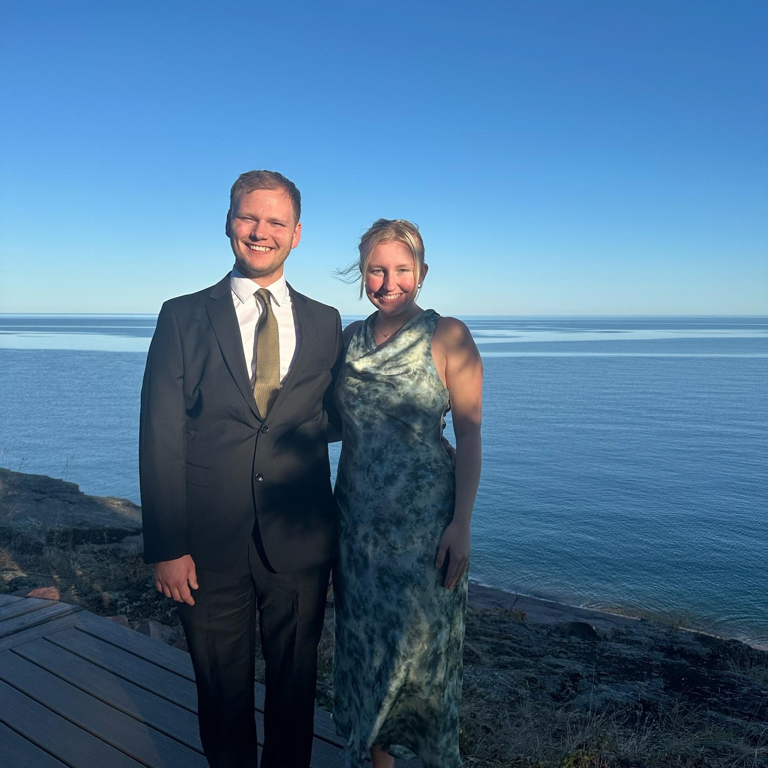 Matts brother, Charlies wedding in Duluth, Minnesota.