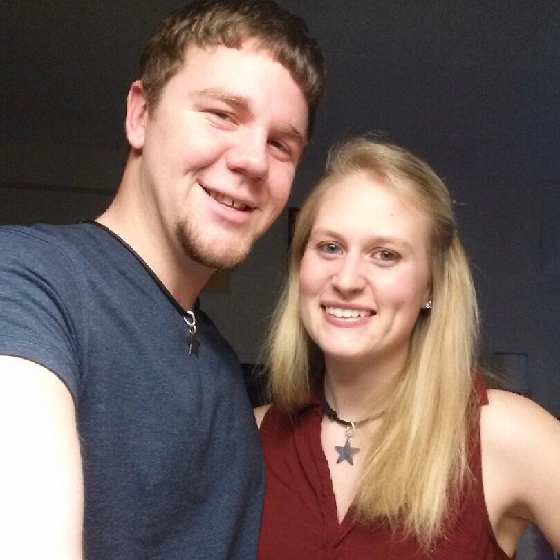 Before we left for our Two Year Anniversary date!