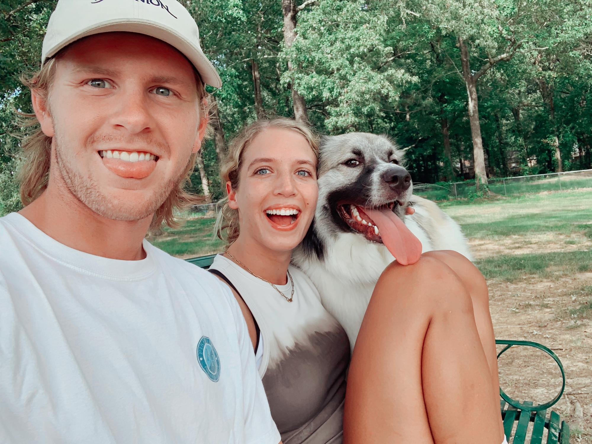Hanging out at the dog park