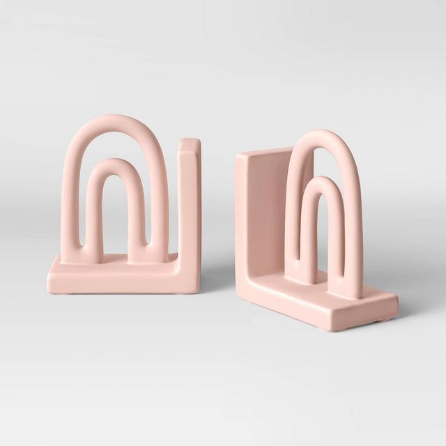 6" x 3" Ceramic Bookend Pink - Opalhouse™