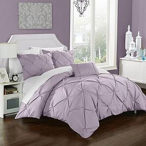 Chic Home Weber King Duvet Cover Set in Lavender