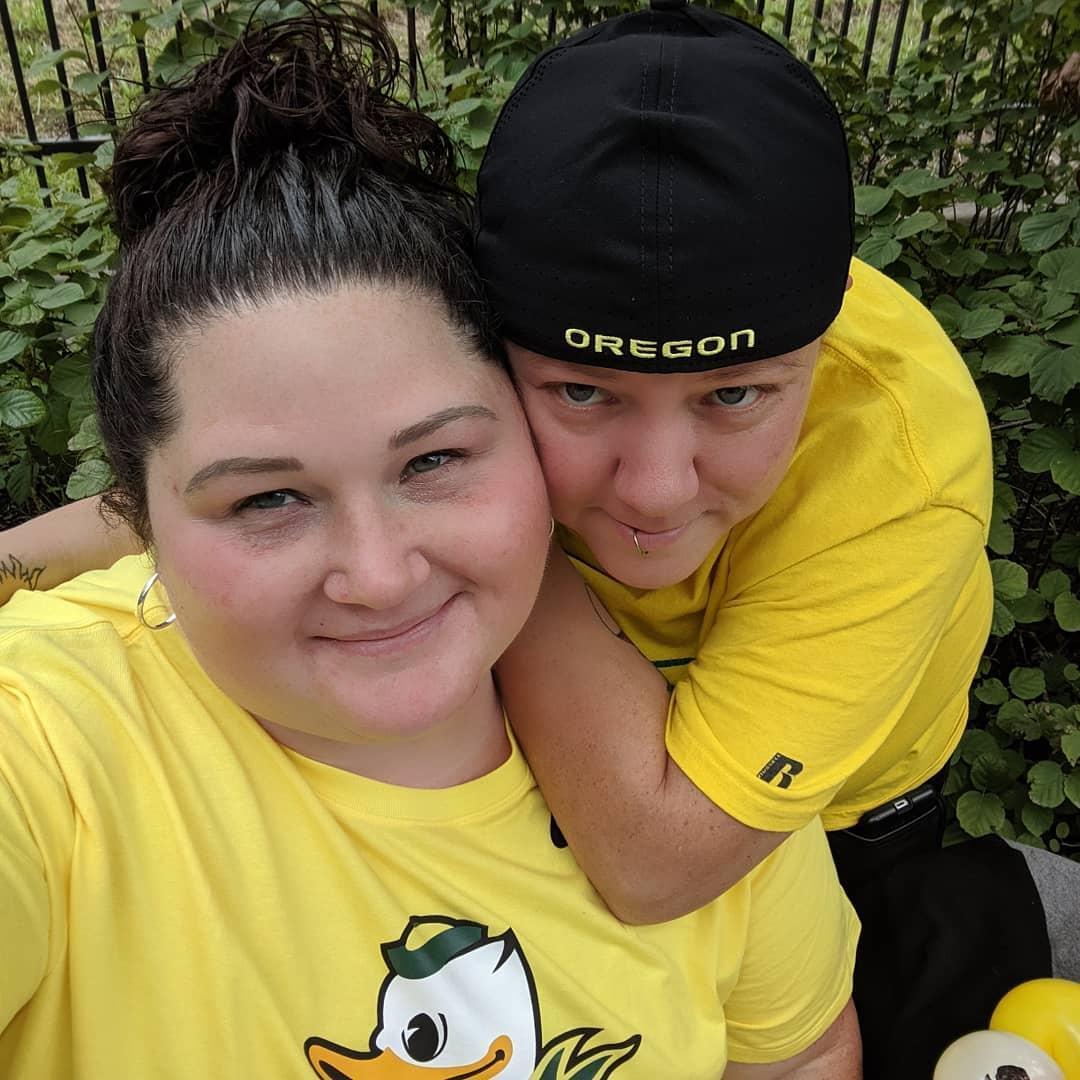 At our first Oregon Ducks game
