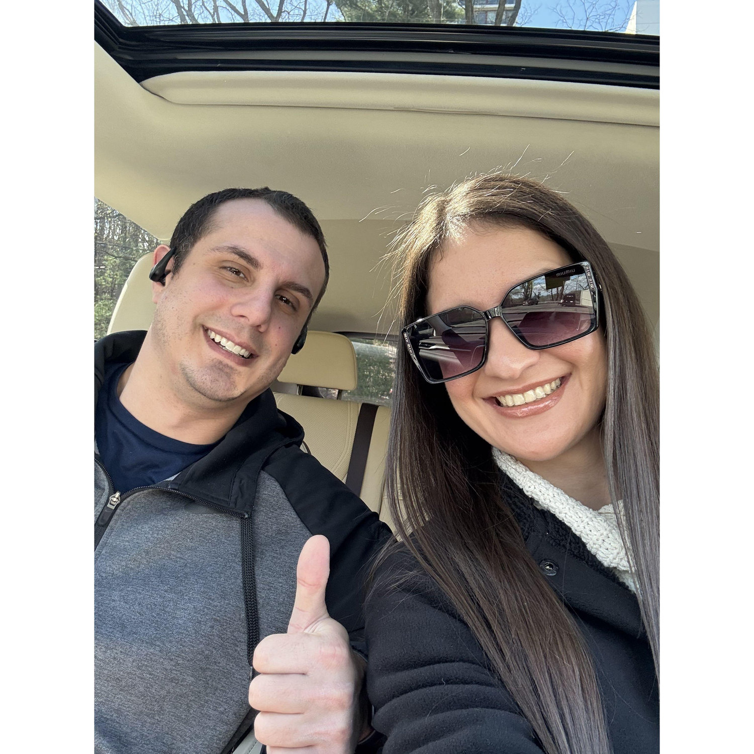 The day we booked our wedding venue, before we were even engaged!