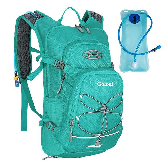 Hydration Backpack,Lightweight Hiking Backpack with 2L Water Bladder,Water Backpack for Biking, Running, Festival