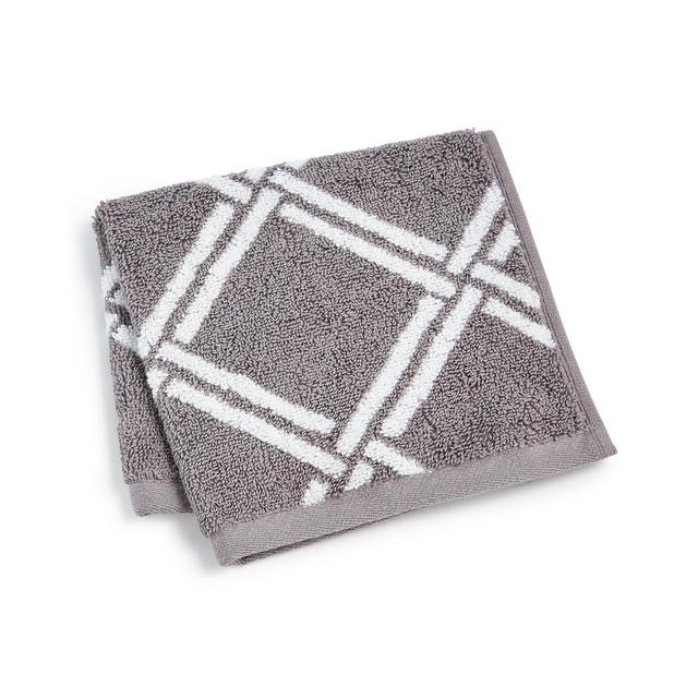 Charter Club Elite Cotton Lattice 13" x 13" Wash Towel, Created For Macy's