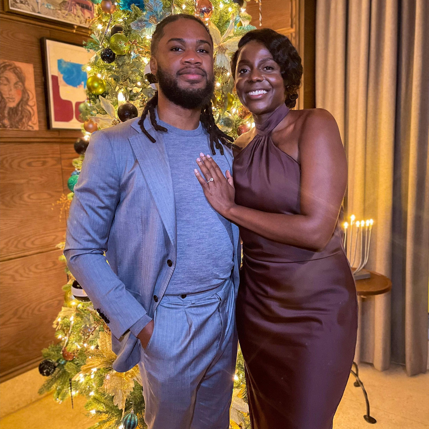 Our first picture together after I said "I Do"