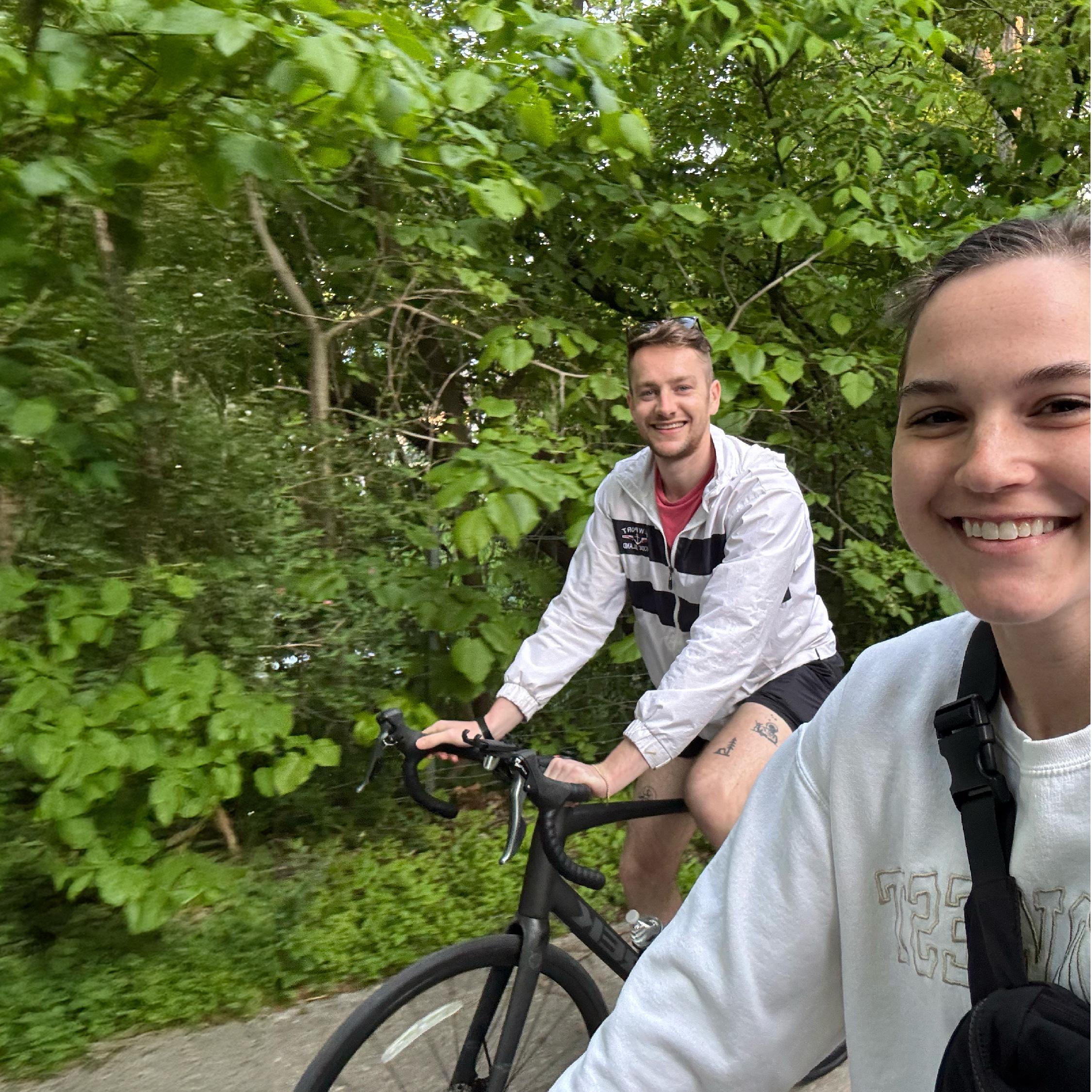 Biking together!