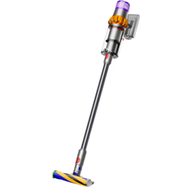 Dyson - V15 Detect Extra Cordless Vacuum with 10 accessories - Yellow/Nickel