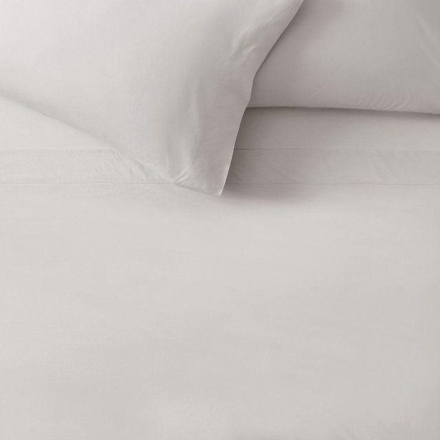 Organic Washed Cotton Sheet Set, King, Frost Gray