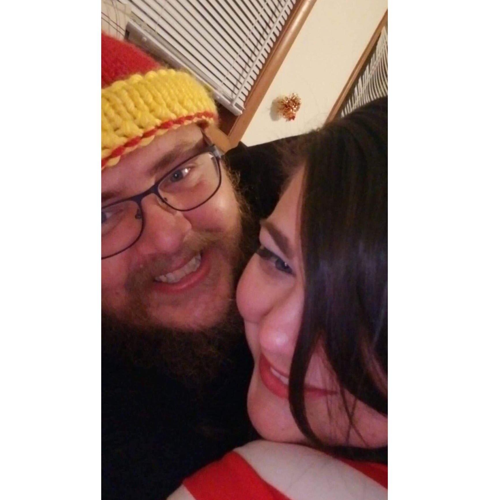 Our first Christmas together.