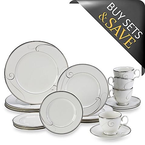 Noritake® Platinum Wave 20-Piece Dinnerware Set