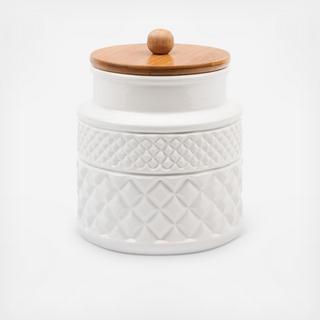 Round Facet Emboss Canister
