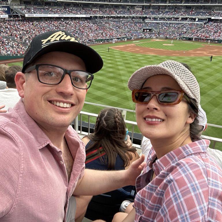 An impromptu visit to the Washington Nationals game.