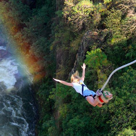 Bungee Jumping in Victoria Falls