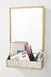 Scalloped Storage Mirror