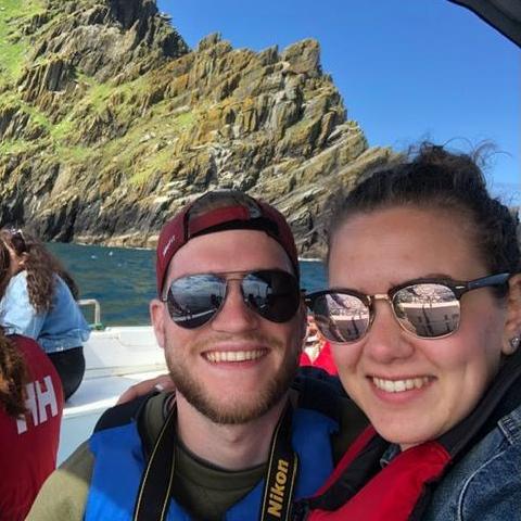 Alex's Star Wars dreams came true at Skellig Michael, June 2019