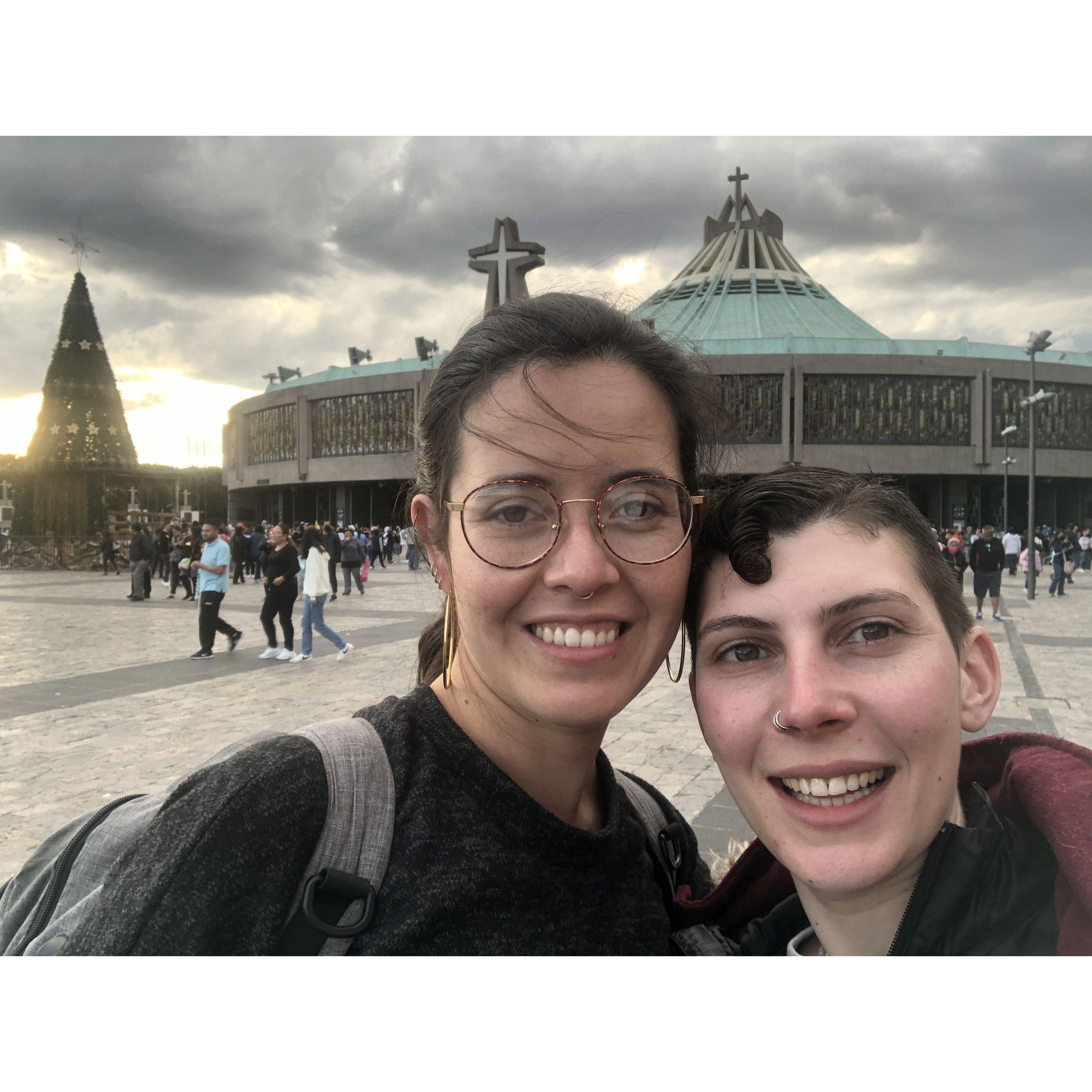 The Basilica of Guadalupe / El basilica de Guadalupe.
