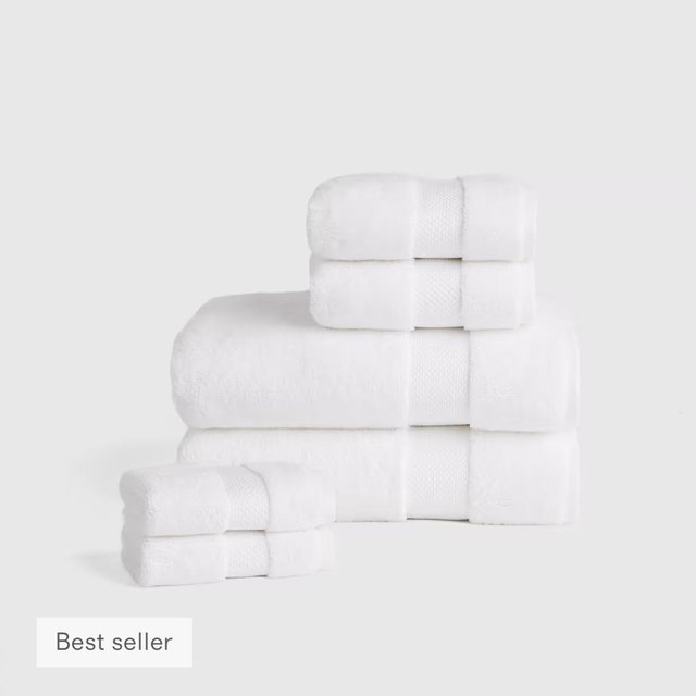 Turkish Ultra Plush Bath Towel Bundle - White