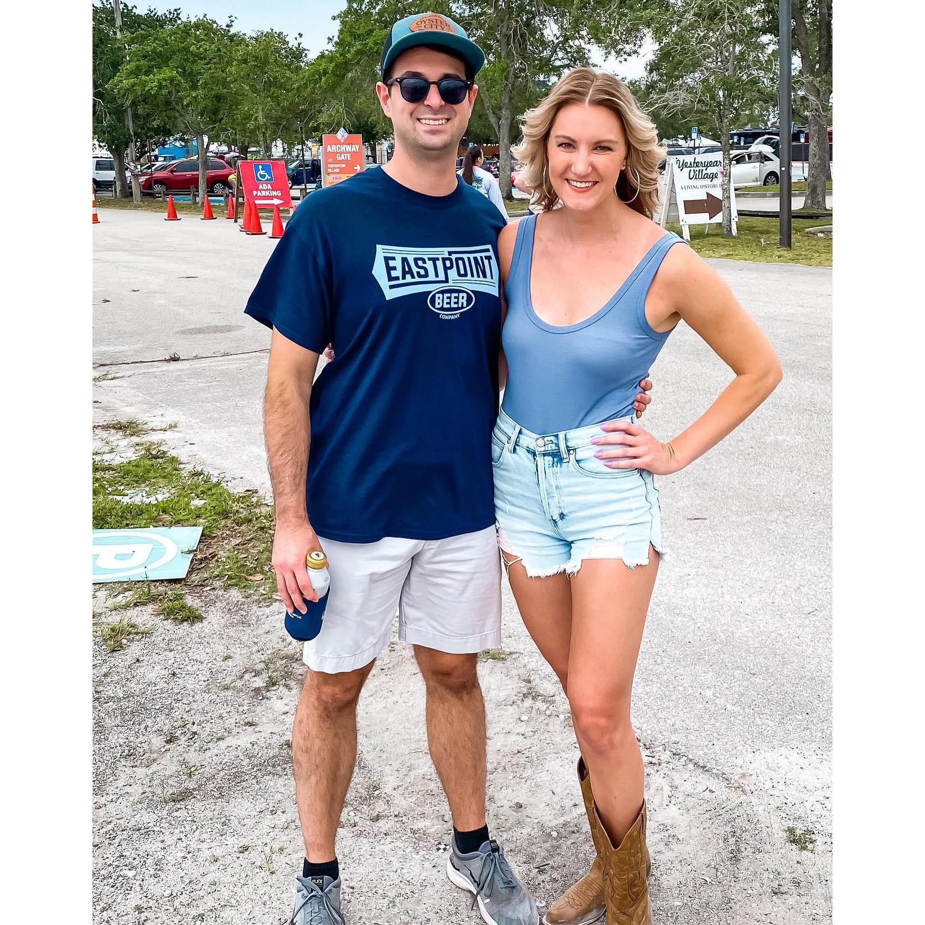 At the Tim McGraw concert in West Palm Beach in May 2022!