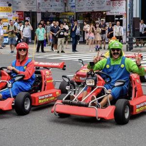 Mario Go Karting in Tokyo
