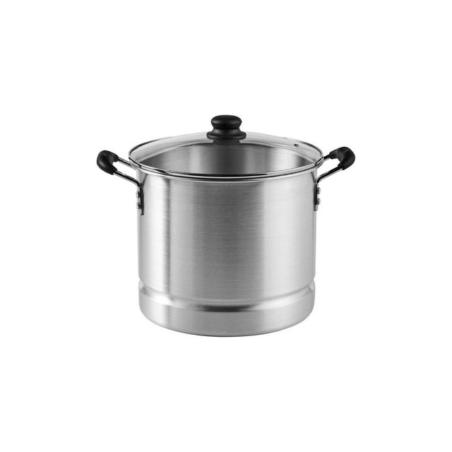 IMUSA 32qt Aluminum Steamer with Glass Lid