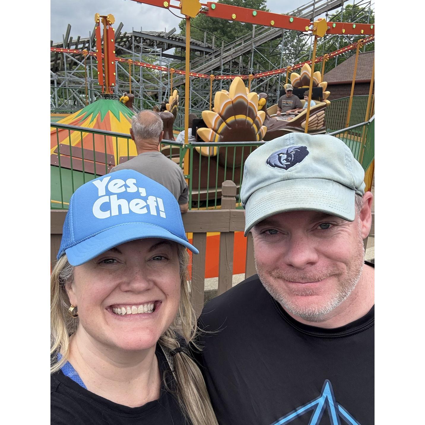 See you on a roller coaster- any time! This was an adventure to Holiday World ha!