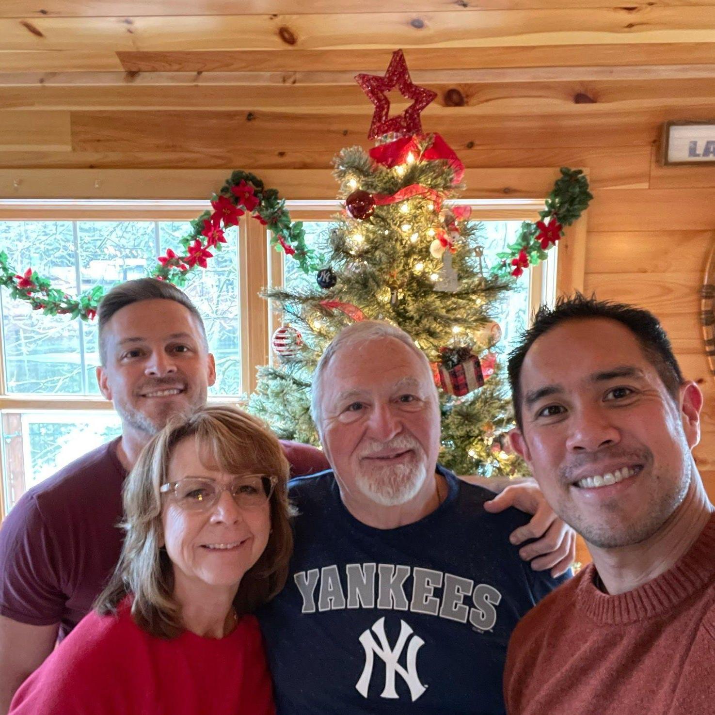 First Christmas with the Matejcik family.