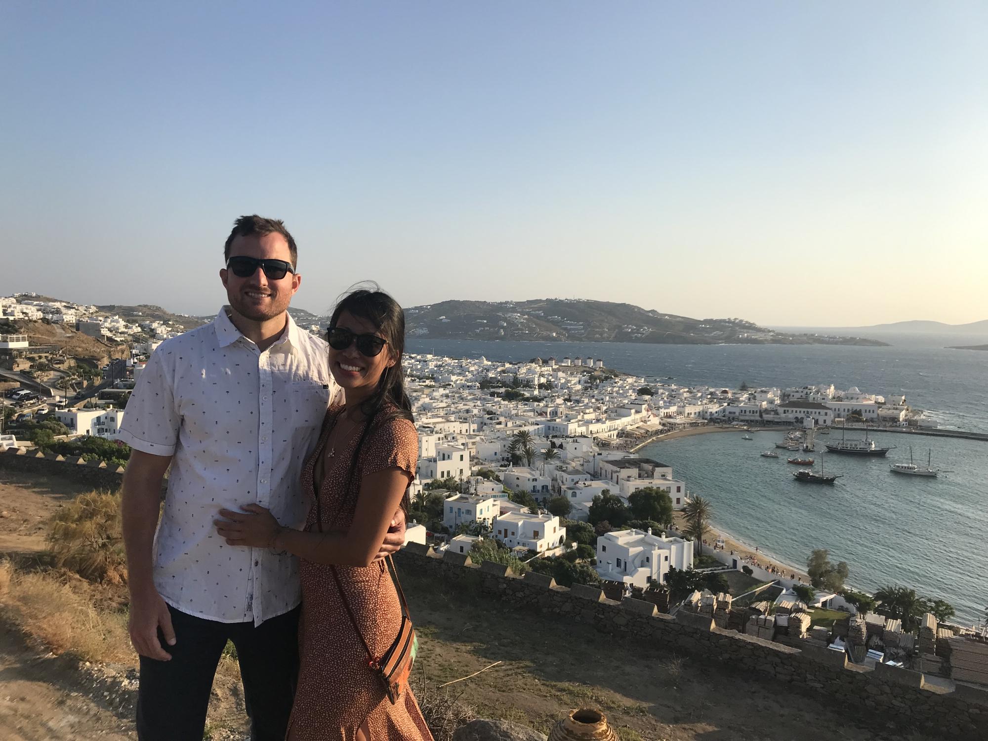 Mykonos, Greece—our friends’ wedding