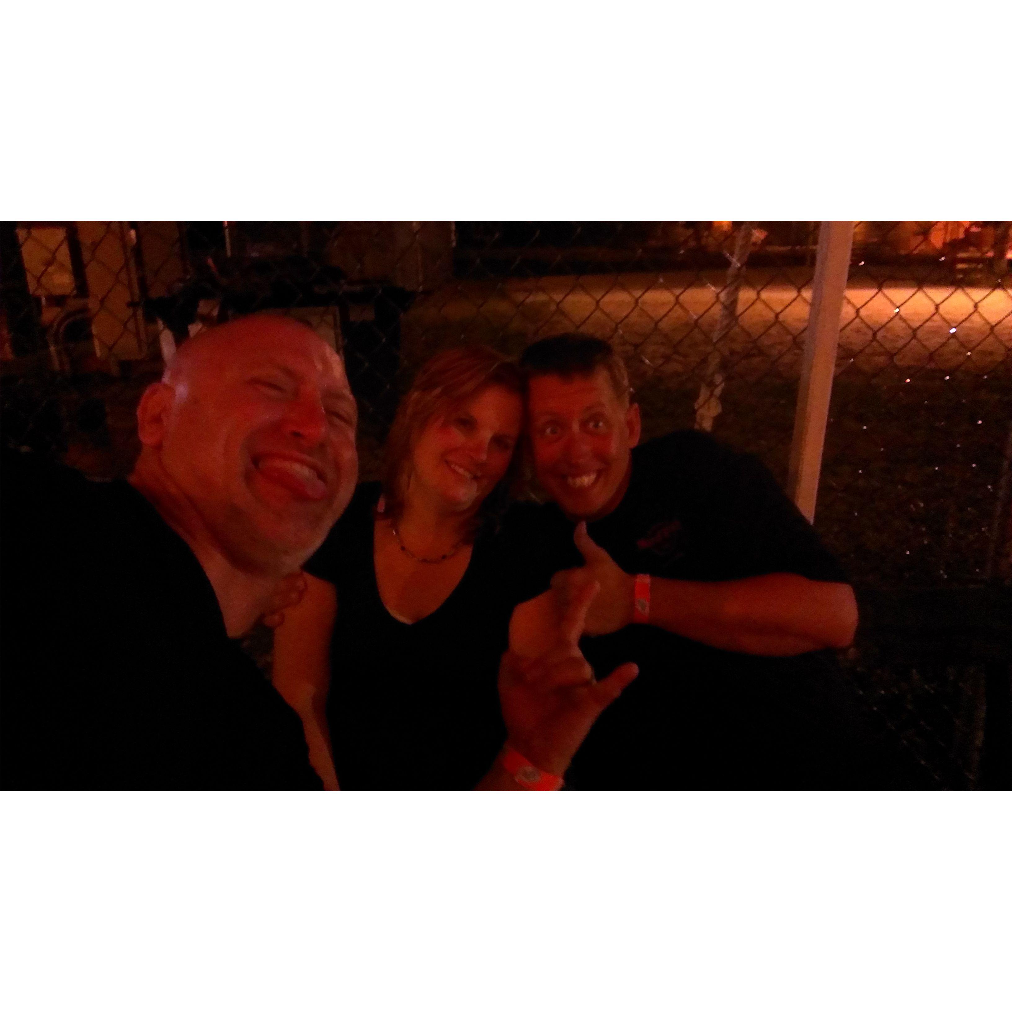 Auburndale 2013 · The 1st night we met we were at a Road Trip concert! We had only known of each other maybe 3hrs at the time of this photo, but after I locked eyes with Mike I beelined right to him.