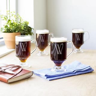 Personalized Irish Coffee Mug, Set of 4