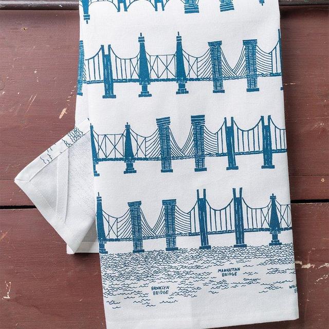 Fishs Eddy Bridge and Tunnel Dish Towel