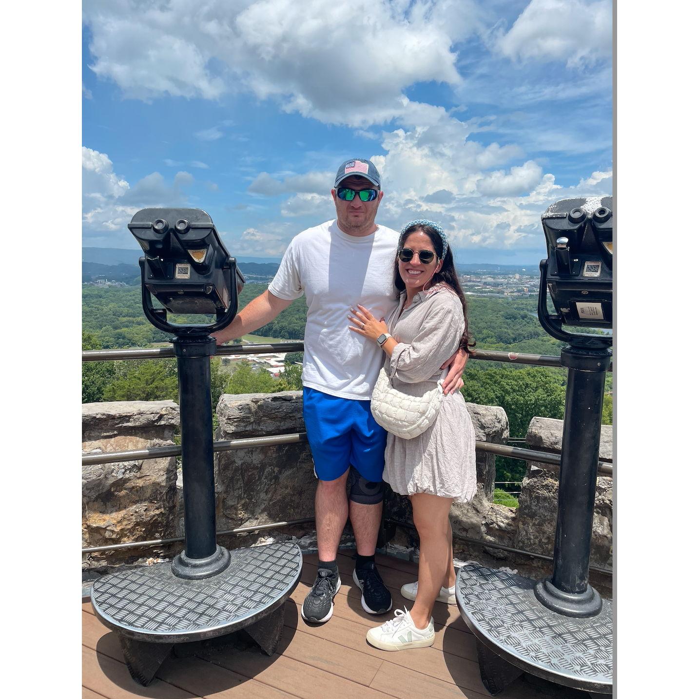 Lookout Tower at Ruby Falls in Tennessee