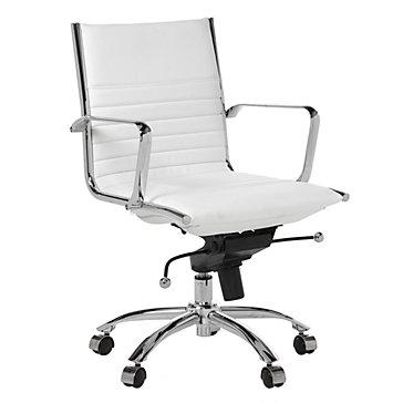 Malcolm Desk Chair - White