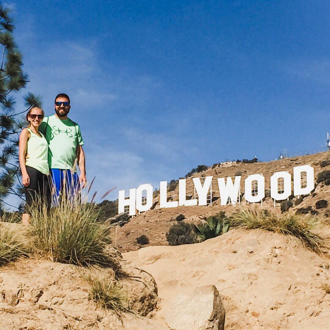 November 2017 - We hiked to the Hollywood sign.