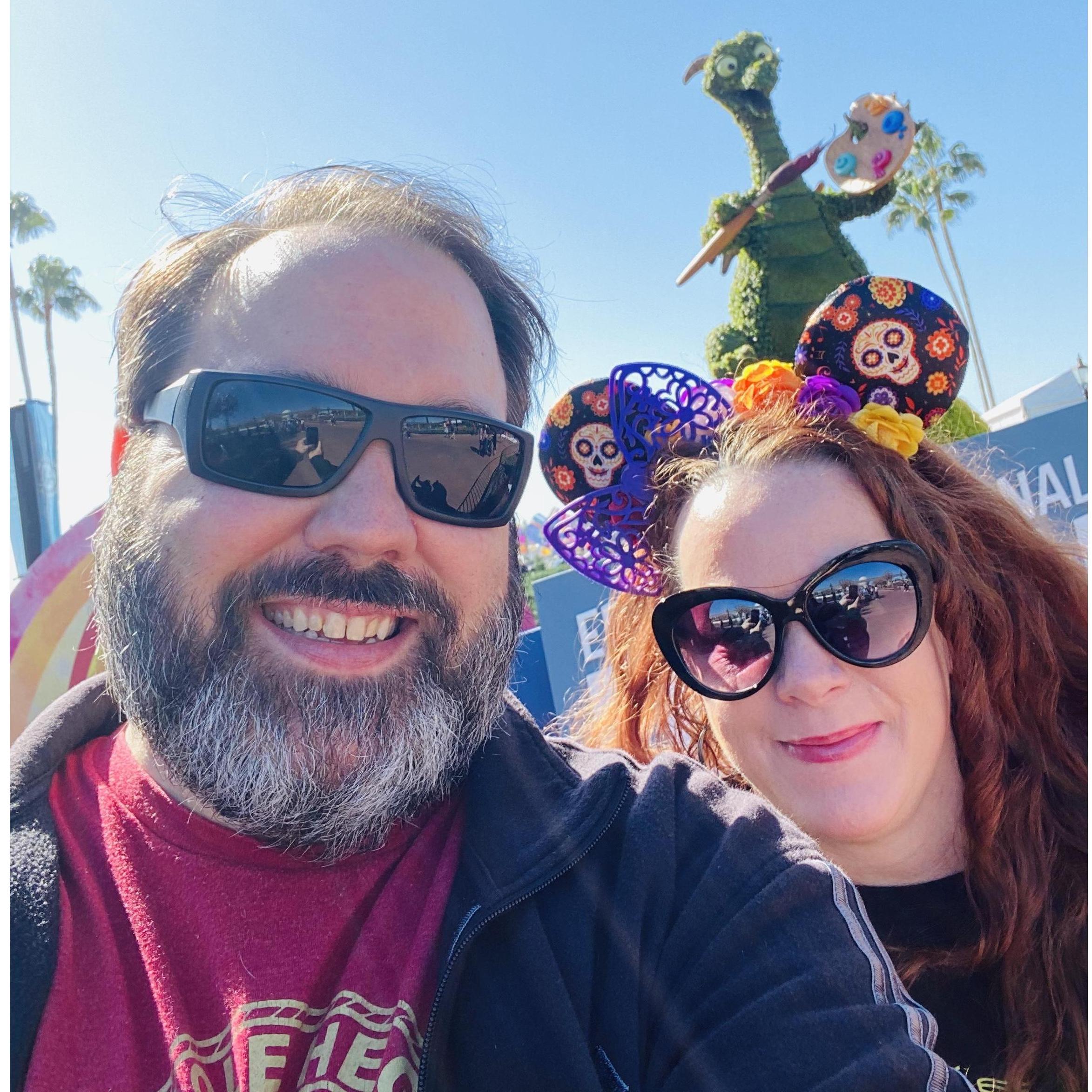 Disney weekend fun,after our engagement
