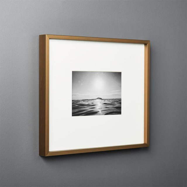 Gallery Brass Frame with White Mat 4x6