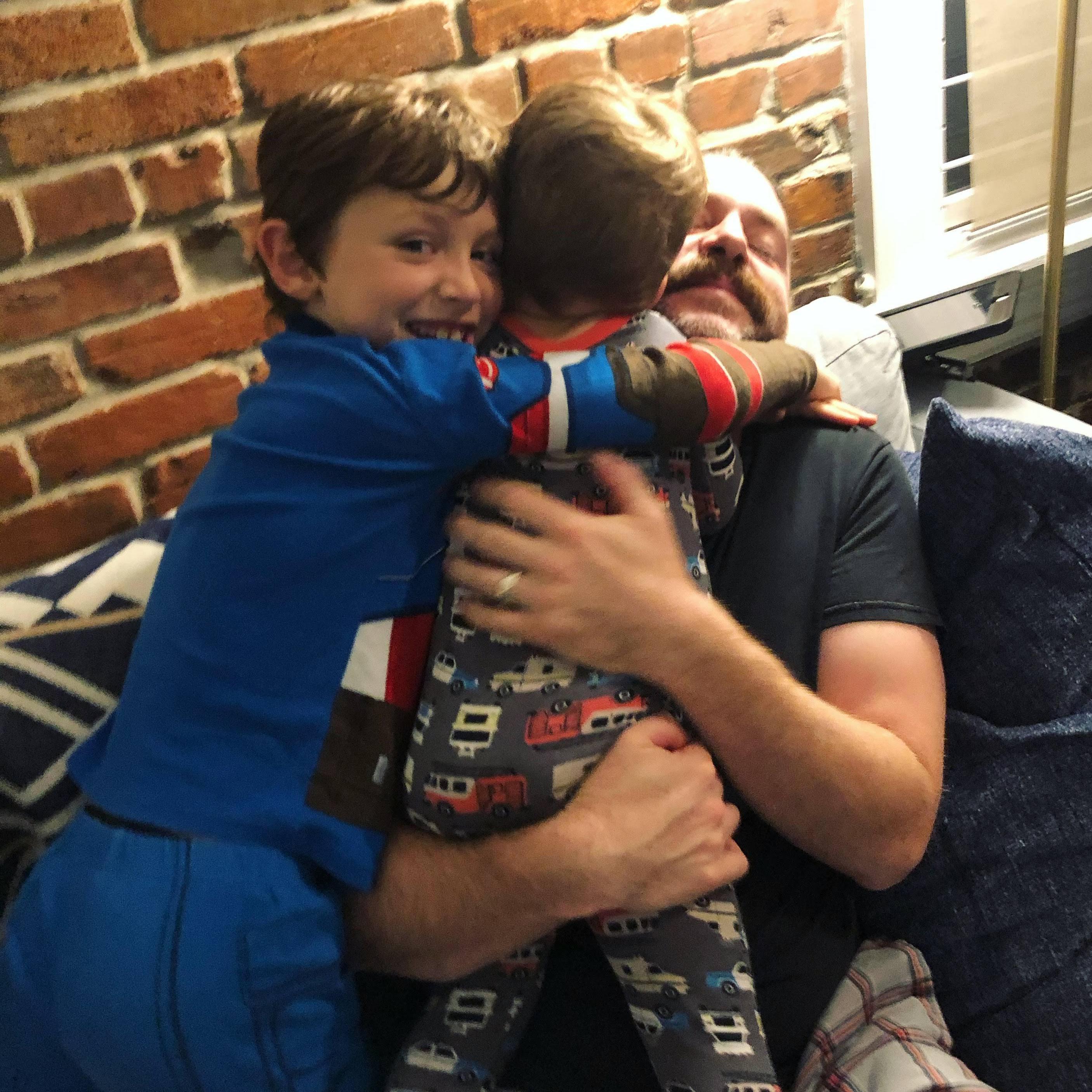 Group hug!