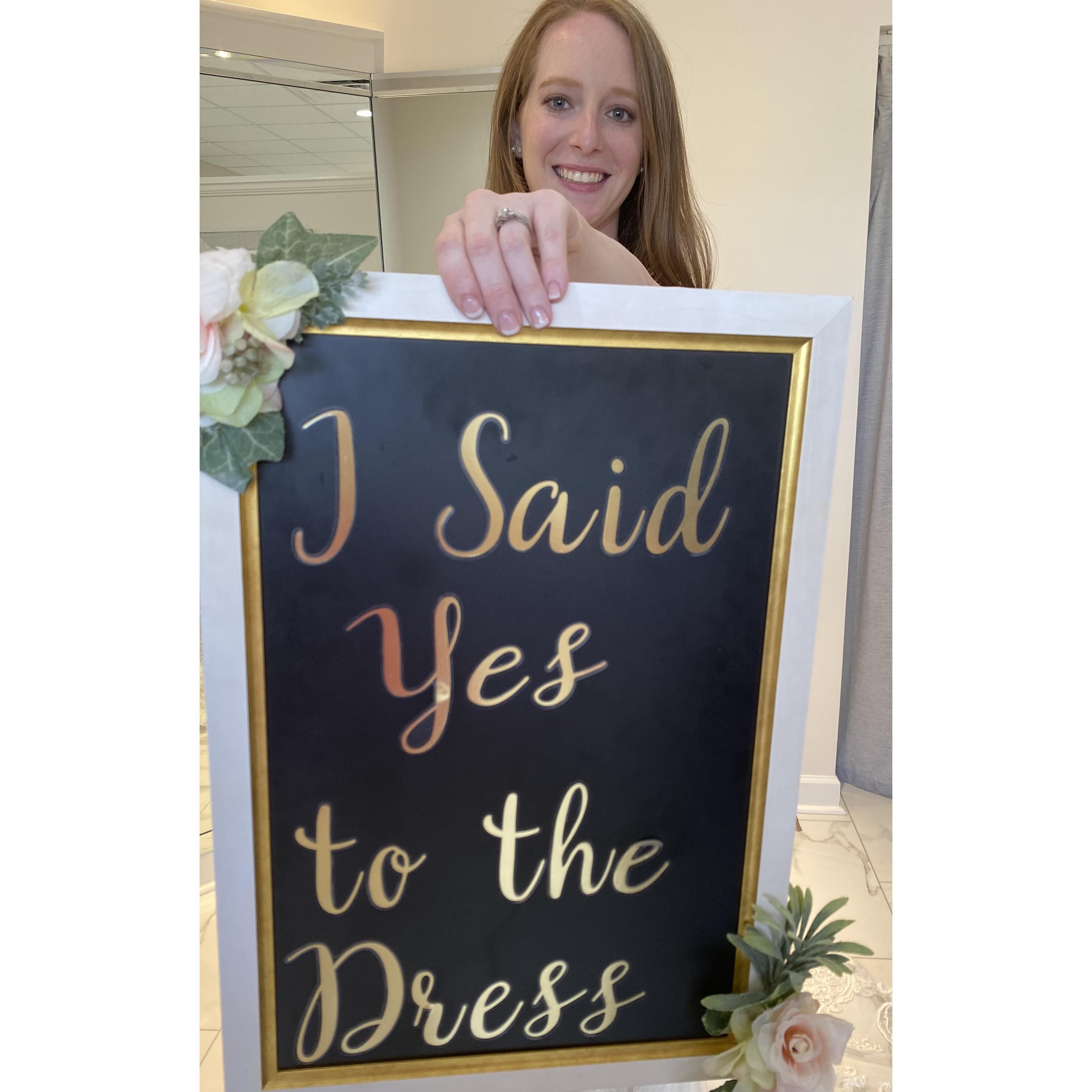 My favorite part of wedding planning so far!!!