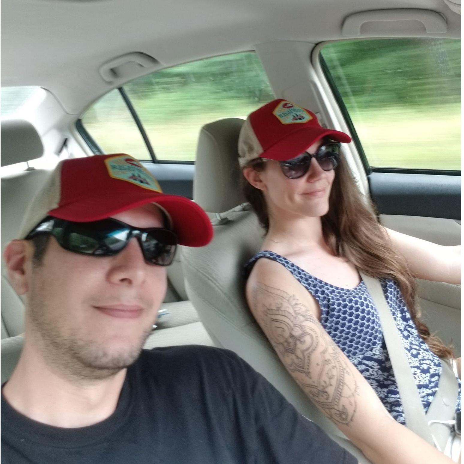 48 hours, $400, and 20 bars later we finally both got a hat in Richmond VA.