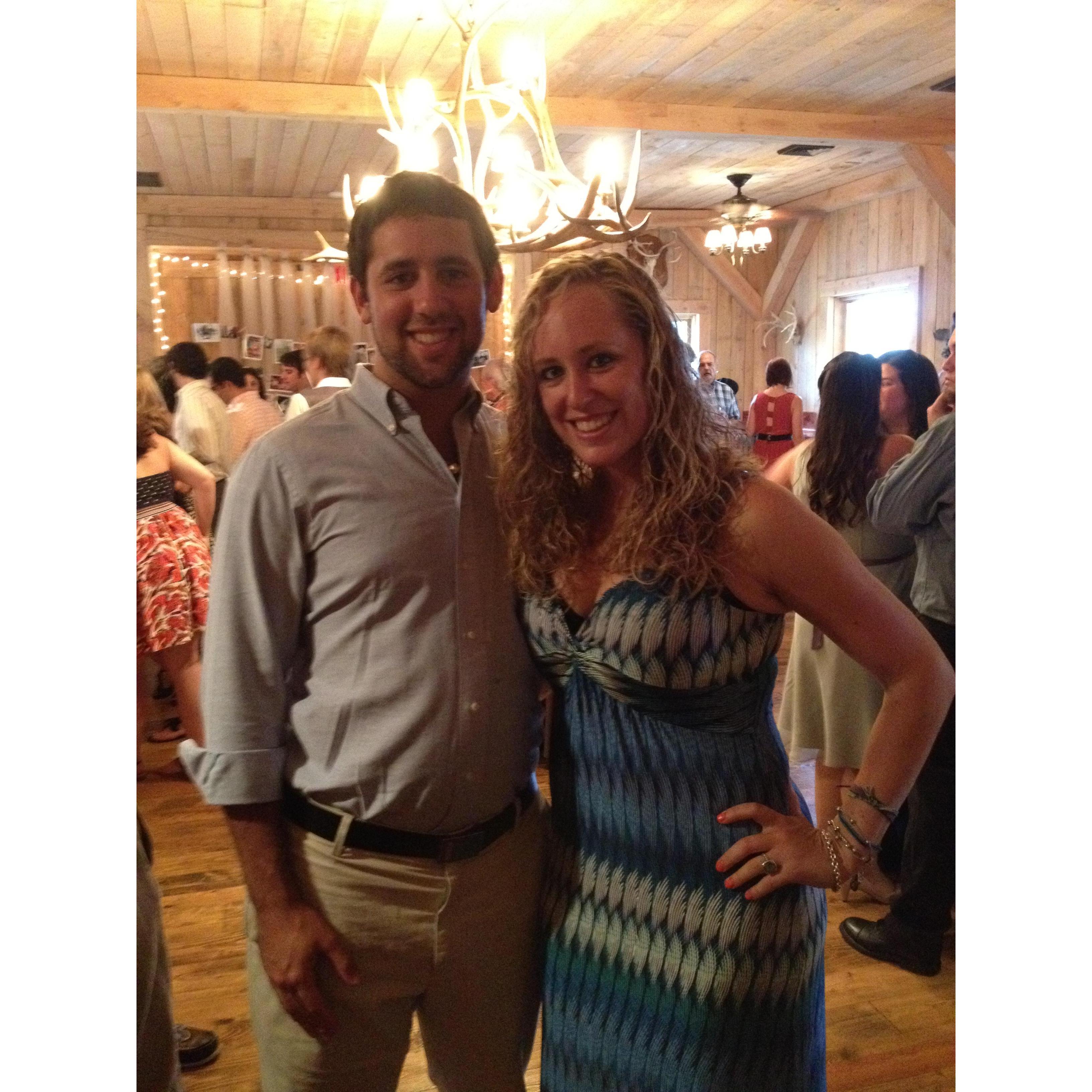 Our first wedding together!