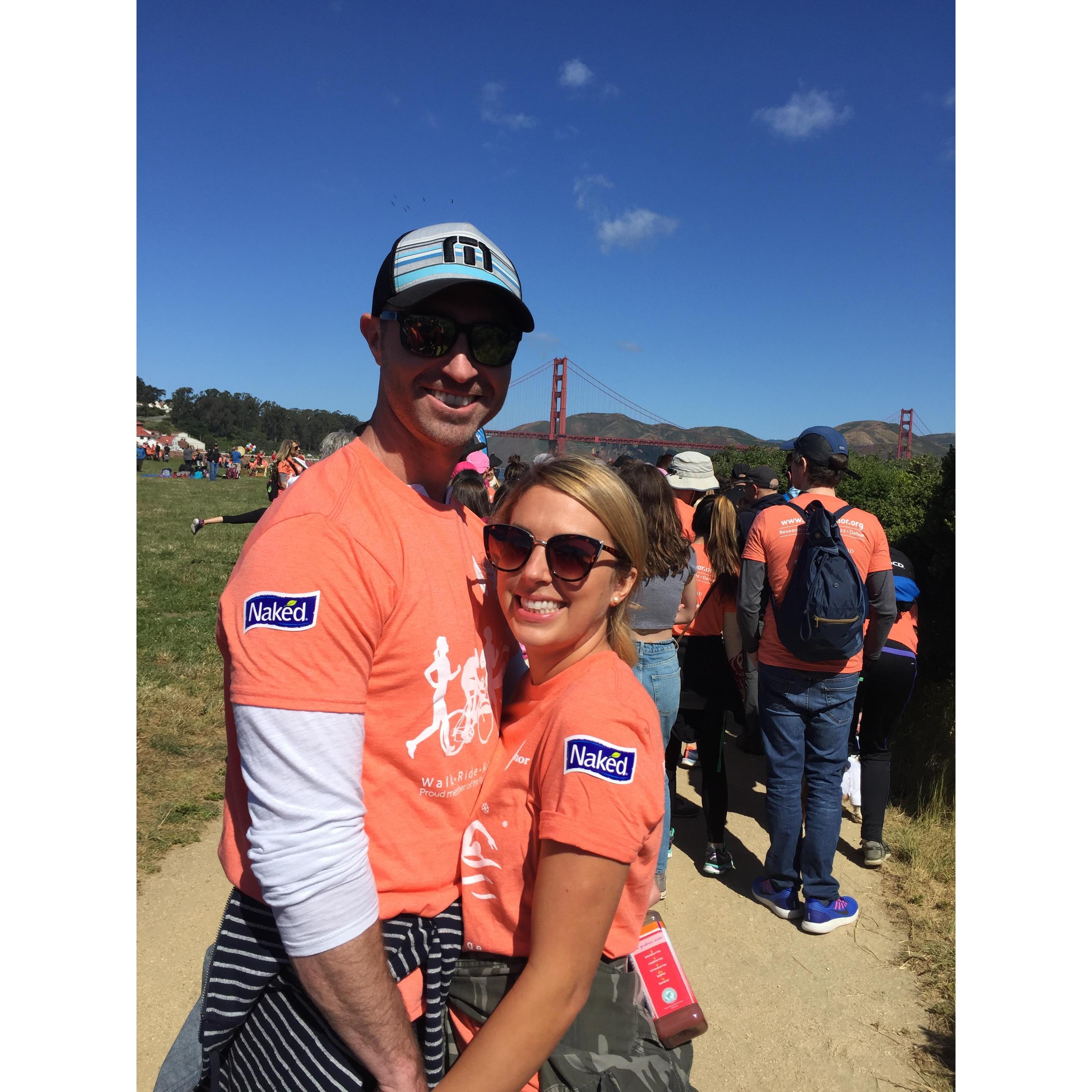 Brain Tumor Awareness walk, SF